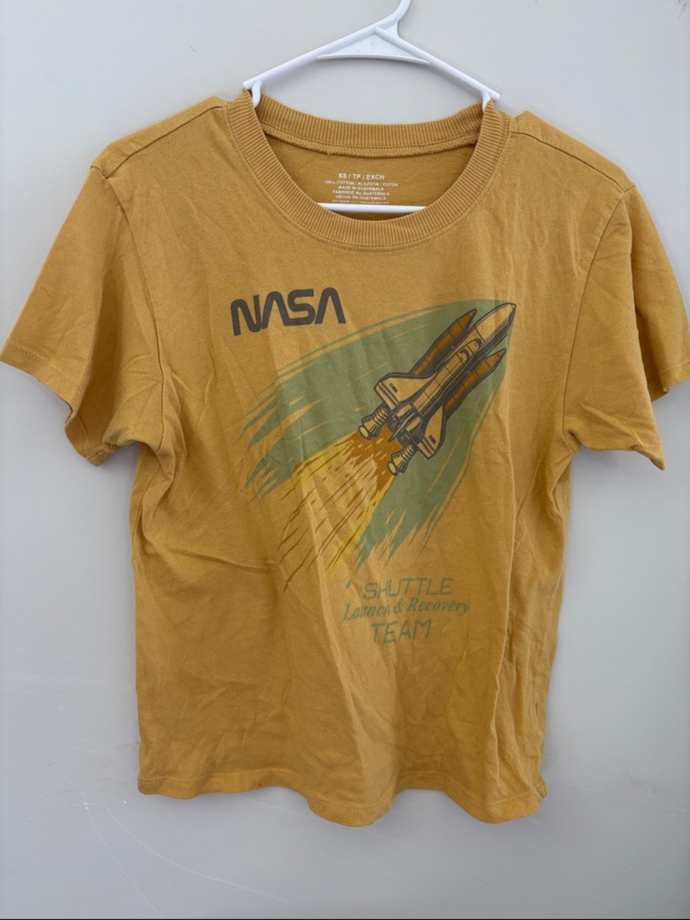 American Eagle Outfitters Mustard Yellow Tee